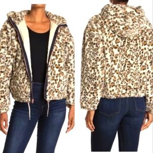 Lucky brand faux fur-animal print -women's XL